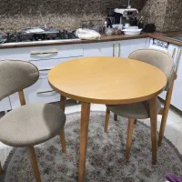 فروش میز ناهار خوری دونفره چوبی|میز و صندلی غذاخوری|قدس, شهر‌قدس|دیوار