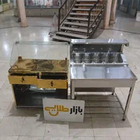 تاپینگ پیتزا زیر یخچال۶و۸و۱۰ لگن فر ساندویچی فلافل|کافی‌شاپ و رستوران|کرج, حسن آباد|دیوار