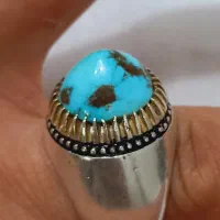 ۴ عدد انگشتر نقره دستساز فیروزه یاقوت در نجف اصلی|بدلیجات|مشهد, طبرسی شمالی|دیوار