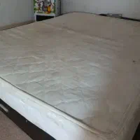 تشک تخت دونفره طبی فنر دار همراه با کاور تشک