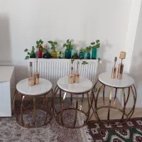 عسلی جلو مبلی استیل اصل