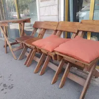 میز ناهارخوری چوب شیک