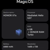 honor x7a|موبایل|پردیس, شهرک صنعتی کمرد|دیوار