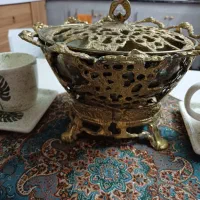 سماور برنجی|کلکسیون اشیاء عتیقه|کردکوی, |دیوار