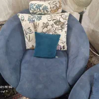 مبلمان راحتی 7نفره شیک چوب طبیعی|مبلمان خانگی و میز عسلی|قم, شهرک مهدیه (مدرس)|دیوار