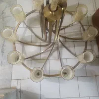 لوستر 10 شاخه نو|لوستر و چراغ آویز|شاهین‌شهر, شهرک گلدیس|دیوار