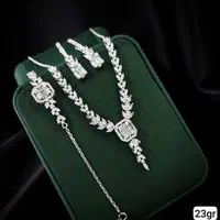 سرویس کامل امرالدکات silver نقره آب طلابدون حساسیت|بدلیجات|تبریز, |دیوار