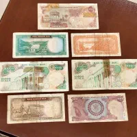 مجموعه 7 عددی اسکناس پهلوی|کلکسیون سکه، تمبر، اسکناس|تهران, پونک|دیوار