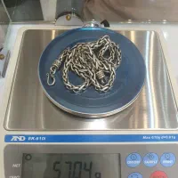 زنجیر نقره ایتالیایی زیبا ۵۷ گرم قیمت ۴۵۰|جواهرات|شهریار, شهرک امیریه|دیوار