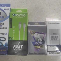 کابل شارژ و دو شاخ