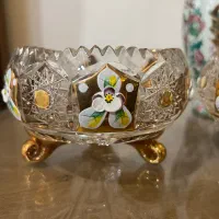 کاسه آجیل کریستال چک قدیمی