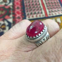 انگشتریاقوت دانه اناری زیبا|جواهرات|بن, |دیوار