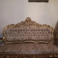 مبل ۹ نفره استیل چوب گردو|مبلمان خانگی و میز عسلی|اصفهان, خانه اصفهان|دیوار