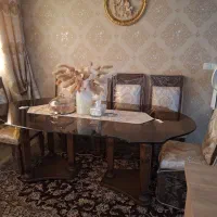 میز ناهار خوری ۶ نفره استیل