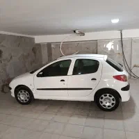 ۲۰۶تیپ ۵ بسیار تمیز ۸۰تا کار واقعی