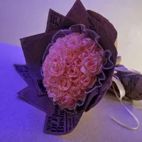 دسته گل های رز روبانی، گل های ماندگار