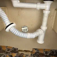 کابینت با سینک و سیفون