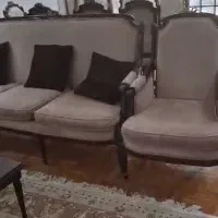 مبلمان استیل ۷ نفره|مبلمان خانگی و میز عسلی|نطنز, |دیوار