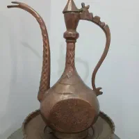 سینی و افتابه لگن مسی قدیمی