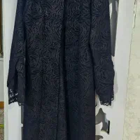 مانتو مجلسی ژاکارد و سنگ دوزی