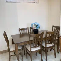 سه نفره و دونفره گرد کم جا|میز و صندلی غذاخوری|رشت, چله خانه|دیوار
