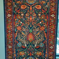 قالی ۱۴۰رج بهشت بیجار|فرش|تهران, هروی|دیوار