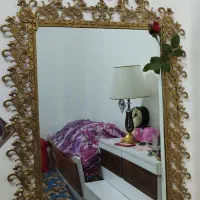 آینه شمعدان برنز|صنایع دستی و سایر لوازم تزئینی|بناب, |دیوار