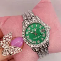 ساعت دخترانه زنانه«رولکس» دیت جاست فول نگین