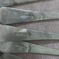 قاشق و چنگال ورشو و شکلات خوری برنجی|ظروف سرو و پذیرایی|تهران, زرکش|دیوار