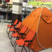میز صندلی تاشو مسافرتی رنگی اطلس دسته دار|کوهنوردی و کمپینگ|تبریز, |دیوار