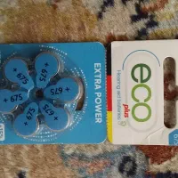 باطری سمعک ۶۷۵+ تعداد ۶ عدد نو برند Eco