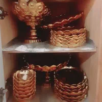 بلور سرویس طلایی