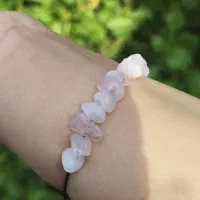 دستبند سنگ رزکوارتز چیبسی