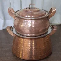 دو عدد قابلمه مسی ۳ کیلوگرم