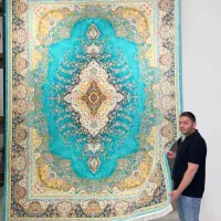 فرش نفیس ریز بافت و تراکم بالا/۷۰۰شانه اصلی کد ۱۲۳