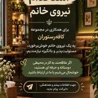 نیروی آشپزخانه رستوران