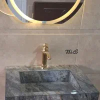 ست روشویی سرامیک و آینه هوشمند دستساز
