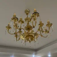 دو عدد لوستر|لوستر و چراغ آویز|بجنورد, |دیوار