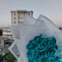 15شاخه آبی فیروزه ای با قیمتی نازل|گل مصنوعی|قوچان, |دیوار