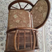 میز تلفن چوبی