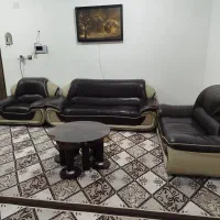 مبل شیش نفره با میز عسلی