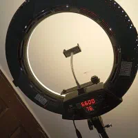 رینگ لایت درحد نو|دوربین عکاسی و فیلمبرداری|حبیب آباد, |دیوار