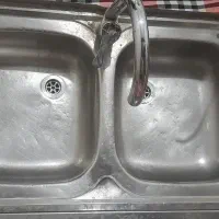سینک ظرف شویی همراه شیرآب