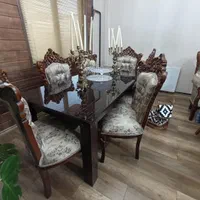 ناهار خوری 6نفره صندلی چوب راش