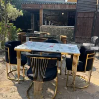 صندلی فلزی پارچهای کافه و رستوران|مبلمان خانگی و میز عسلی|ارومیه, |دیوار