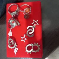 سه تا انگشتر سه تا گوشواره دخترانه