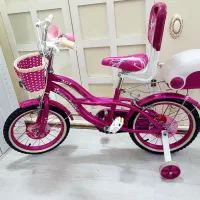 دوچرخه16دخترانه پرادو صورتی بنفش آکبند|دوچرخه، اسکیت، اسکوتر|تهران, شهرک نفت|دیوار