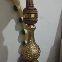 قلیون چوبی برنجی