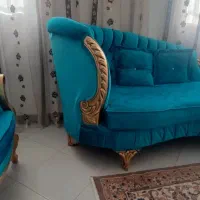 مبل ۷ نفره در حد نو کم کار|مبلمان خانگی و میز عسلی|گلبهار, شهر جدید گلبهار|دیوار