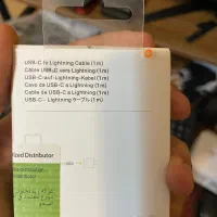 کابل شارژر فست تایپ c به لایتنینگ|لوازم جانبی موبایل و تبلت|رشت, شهرک قدس|دیوار